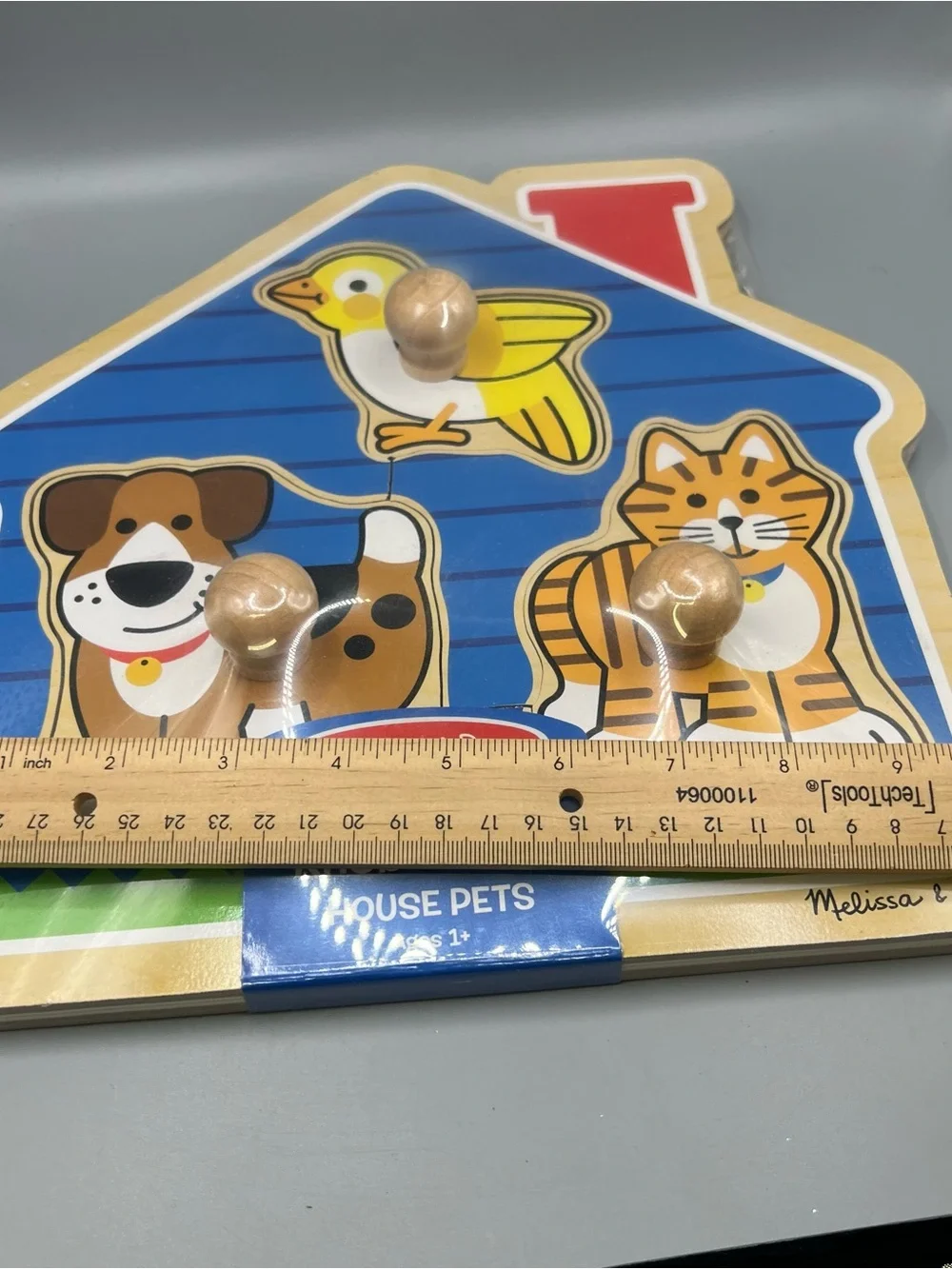 Melissa & Doug Jumbo Knob Wood Puzzle 